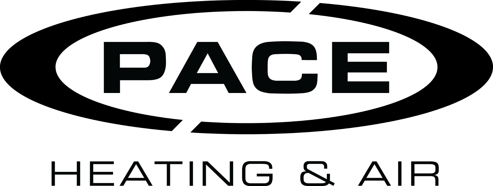 Pace Heating & Air One-color — black logo
